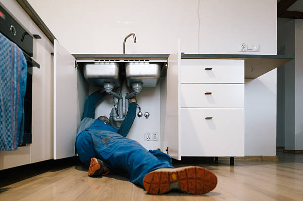 Professional Drain Cleaning technician working in Lakeville, IN